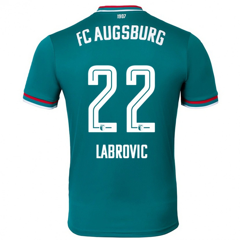 Danxen Heren Nediljko Labrovic #22 Donkergroen Uitshirt Uittenue 2024/25 T-Shirt
