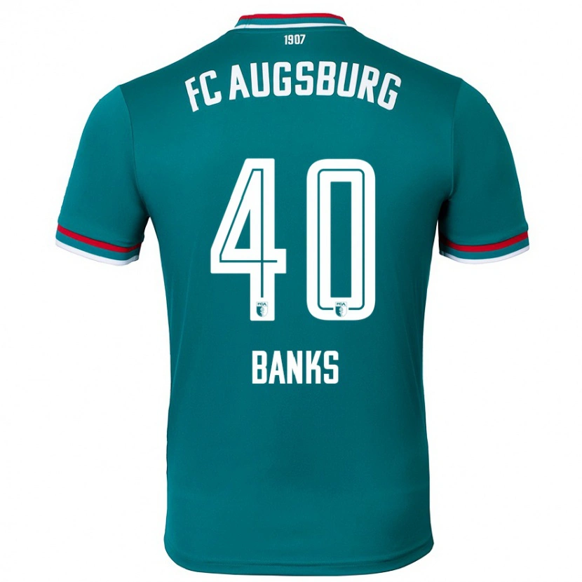Danxen Heren Noahkai Banks #40 Donkergroen Uitshirt Uittenue 2024/25 T-Shirt