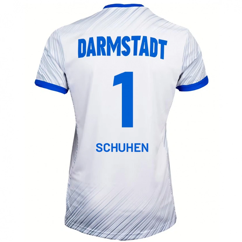 Danxen Heren Marcel Schuhen #1 Wit Blauw Uitshirt Uittenue 2024/25 T-Shirt