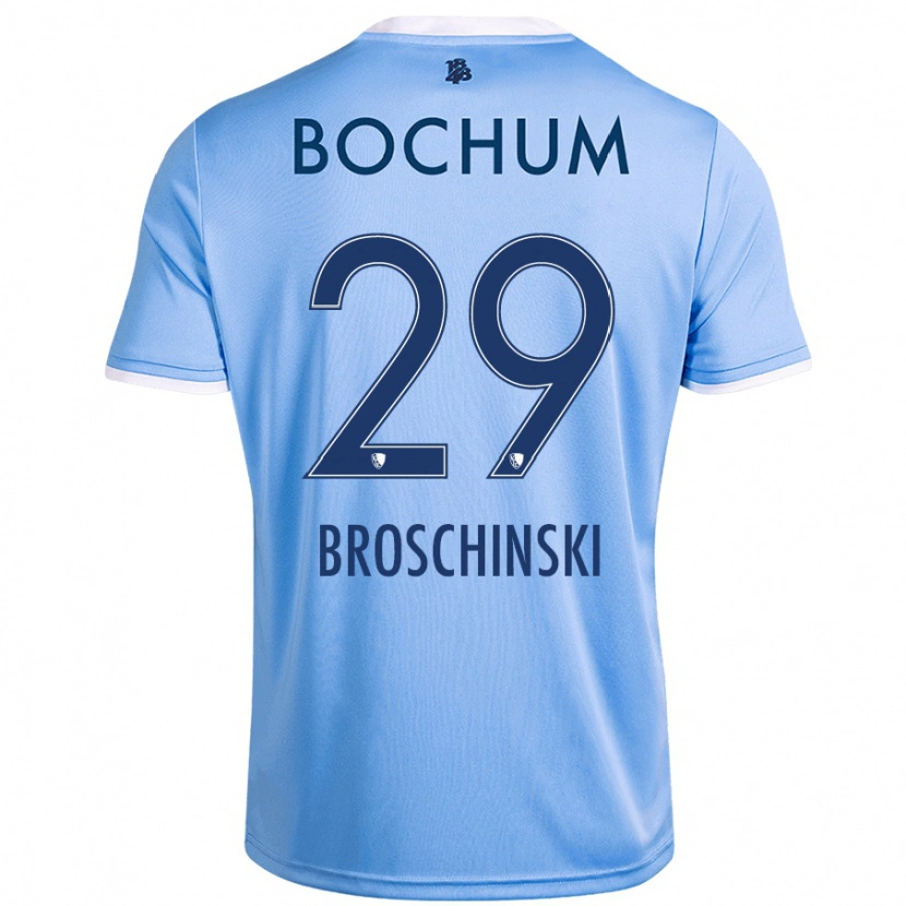 Danxen Heren Moritz Broschinski #29 Hemelsblauw Uitshirt Uittenue 2024/25 T-Shirt