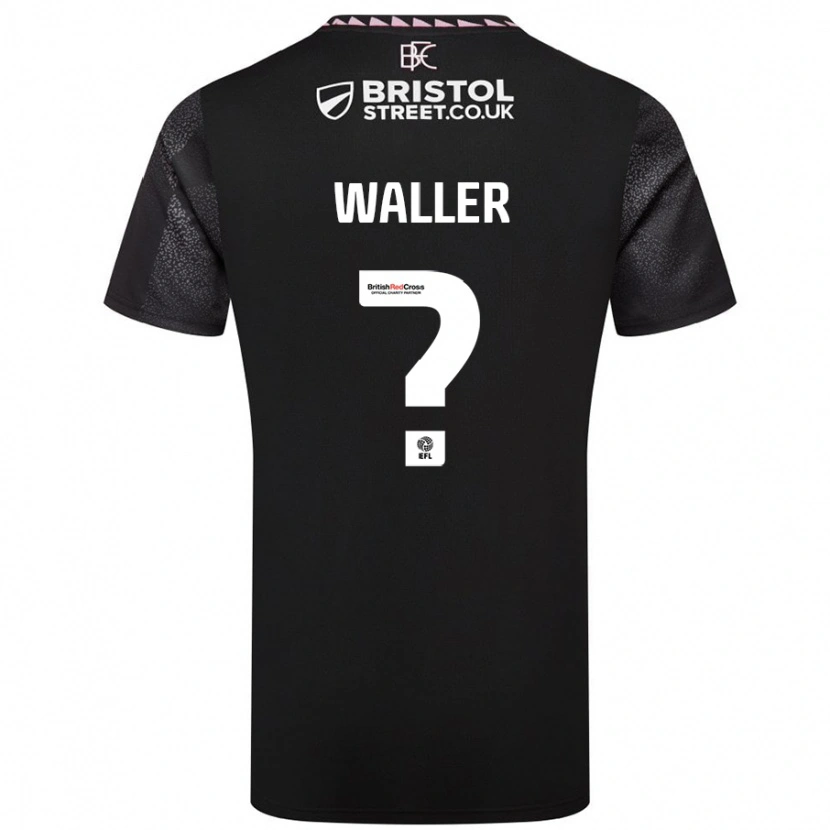 Danxen Heren Sam Waller #0 Zwart Uitshirt Uittenue 2024/25 T-Shirt