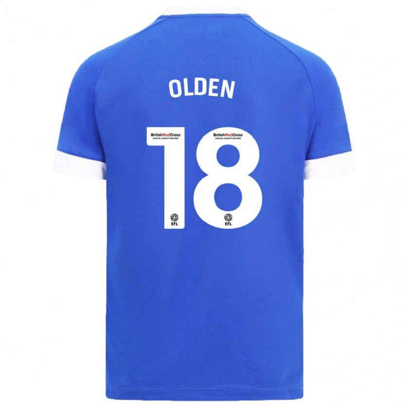 Danxen Dames Mackenzie Olden #18 Hemelsblauw Thuisshirt Thuistenue 2024/25 T-Shirt