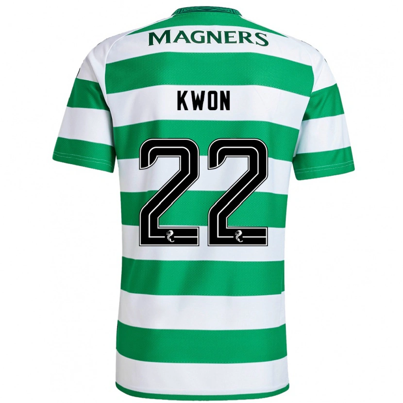 Danxen Dames Hyeok-Kyu Kwon #22 Groen Wit Thuisshirt Thuistenue 2024/25 T-Shirt