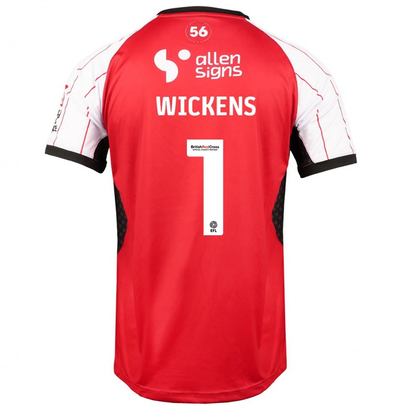 Danxen Dames George Wickens #1 Wit Thuisshirt Thuistenue 2024/25 T-Shirt