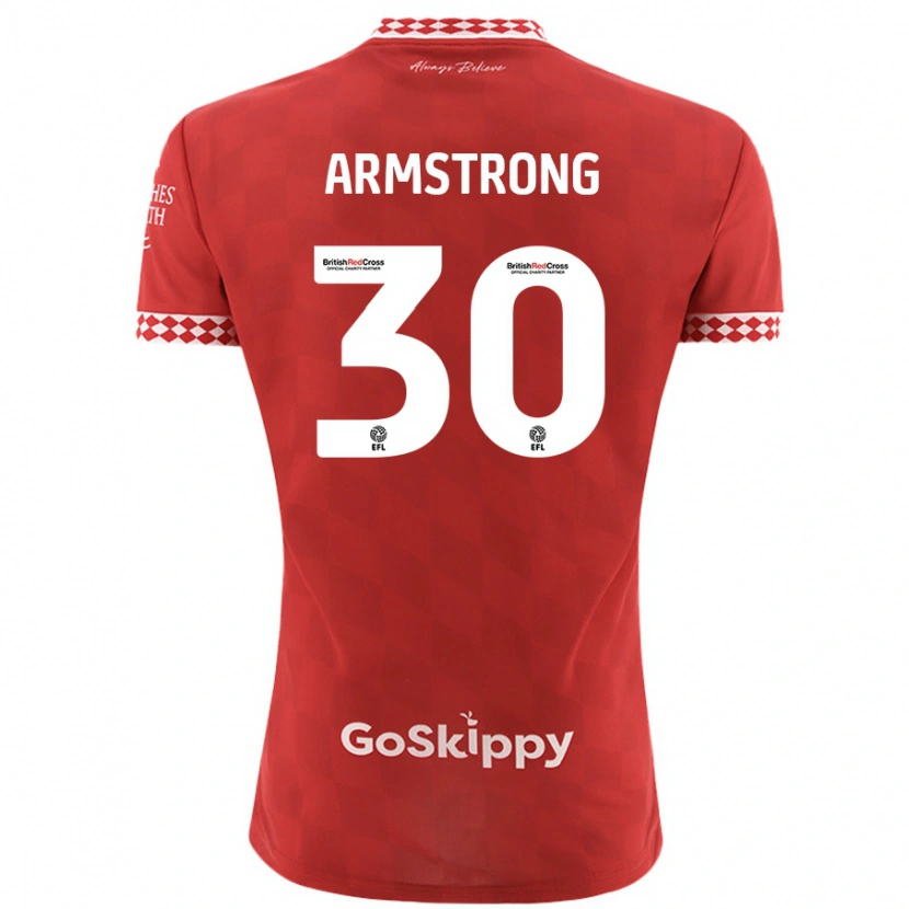 Danxen Dames Sinclair Armstrong #30 Rood Thuisshirt Thuistenue 2024/25 T-Shirt