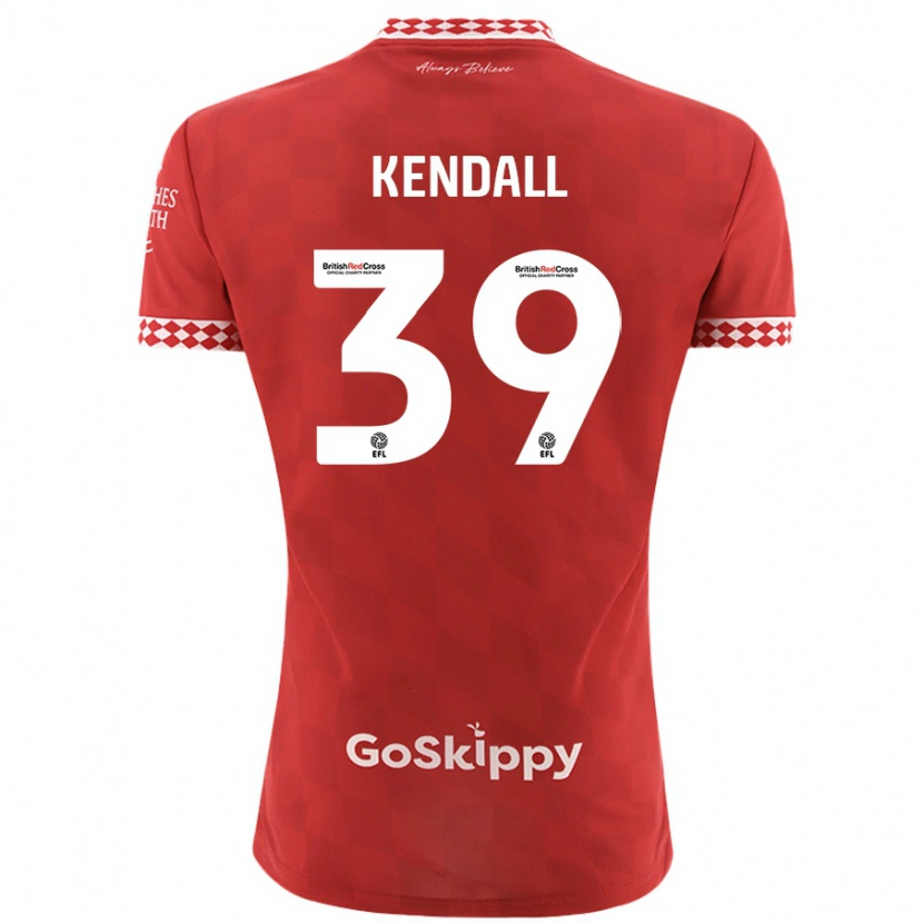 Danxen Dames Maya Kendall #39 Rood Thuisshirt Thuistenue 2024/25 T-Shirt