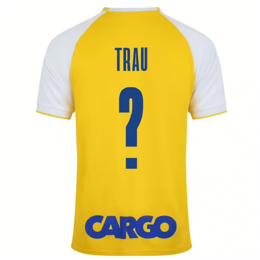 Danxen Dames Idan Trau #0 Geel Wit Thuisshirt Thuistenue 2024/25 T-Shirt