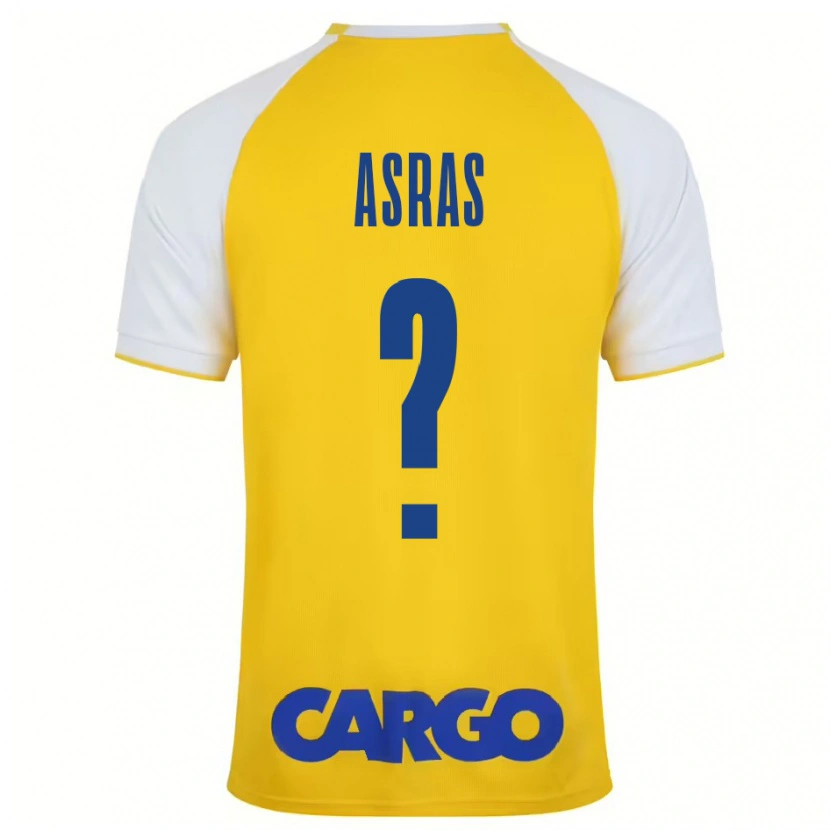 Danxen Dames Lotem Asras #0 Geel Wit Thuisshirt Thuistenue 2024/25 T-Shirt