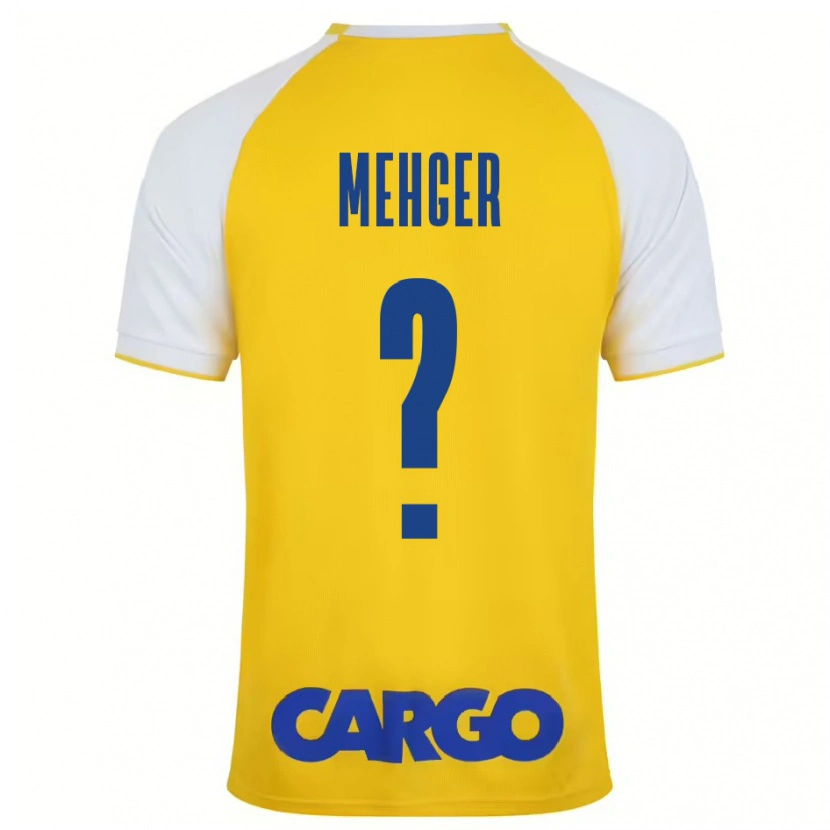 Danxen Dames Itay Mehger #0 Geel Wit Thuisshirt Thuistenue 2024/25 T-Shirt