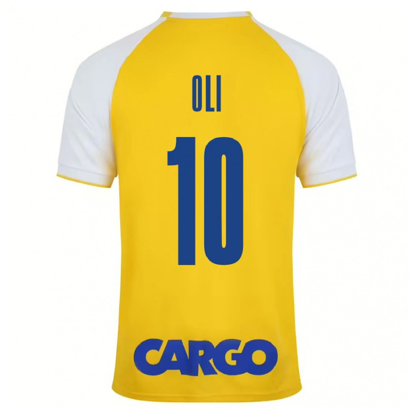 Danxen Dames Ido Oli #10 Geel Wit Thuisshirt Thuistenue 2024/25 T-Shirt