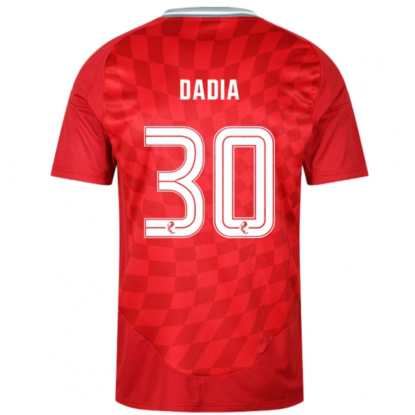 Danxen Dames Or Dadia #30 Rood Thuisshirt Thuistenue 2024/25 T-Shirt