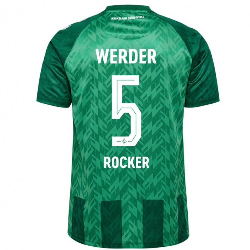 Danxen Dames Cimo Röcker #5 Groen Thuisshirt Thuistenue 2024/25 T-Shirt