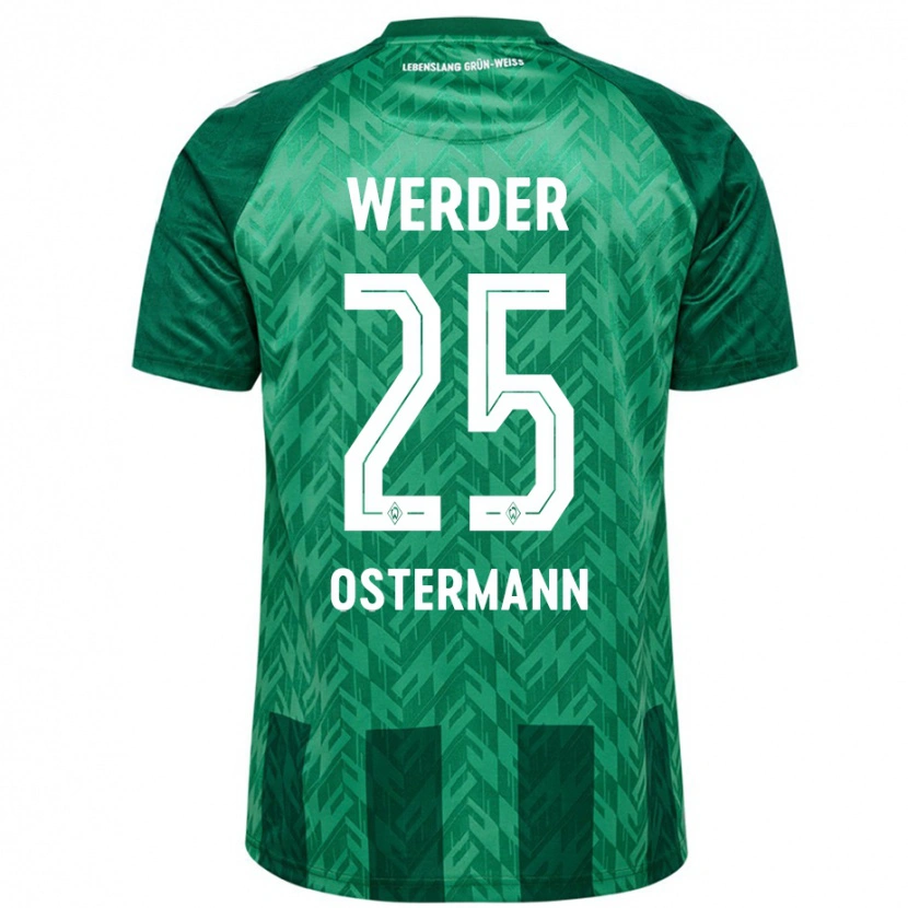 Danxen Dames Ben Ostermann #25 Groen Thuisshirt Thuistenue 2024/25 T-Shirt
