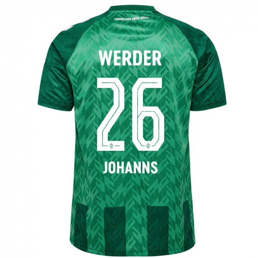 Danxen Dames Lennart Johanns #26 Groen Thuisshirt Thuistenue 2024/25 T-Shirt