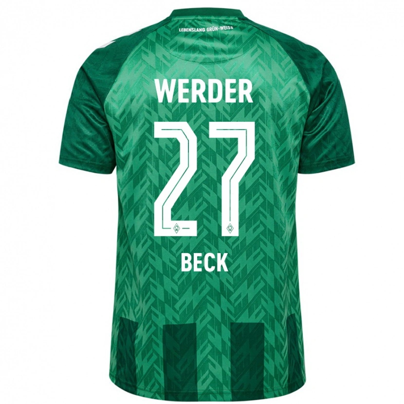 Danxen Dames Sharon Beck #27 Groen Thuisshirt Thuistenue 2024/25 T-Shirt