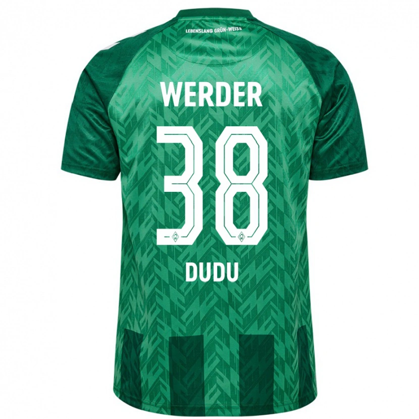 Danxen Dames Dudu #38 Groen Thuisshirt Thuistenue 2024/25 T-Shirt