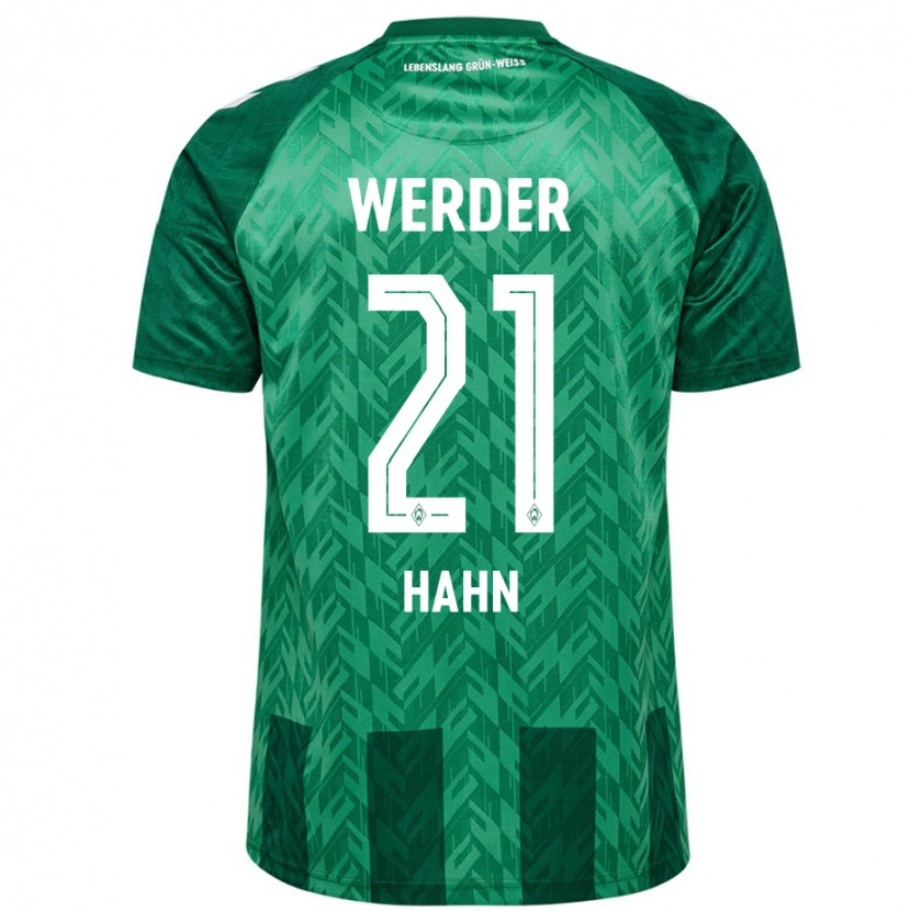 Danxen Dames Chiara Hahn #21 Groen Thuisshirt Thuistenue 2024/25 T-Shirt