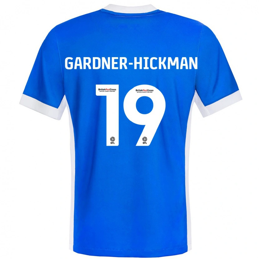 Danxen Dames Taylor Gardner-Hickman #19 Blauw Wit Thuisshirt Thuistenue 2024/25 T-Shirt