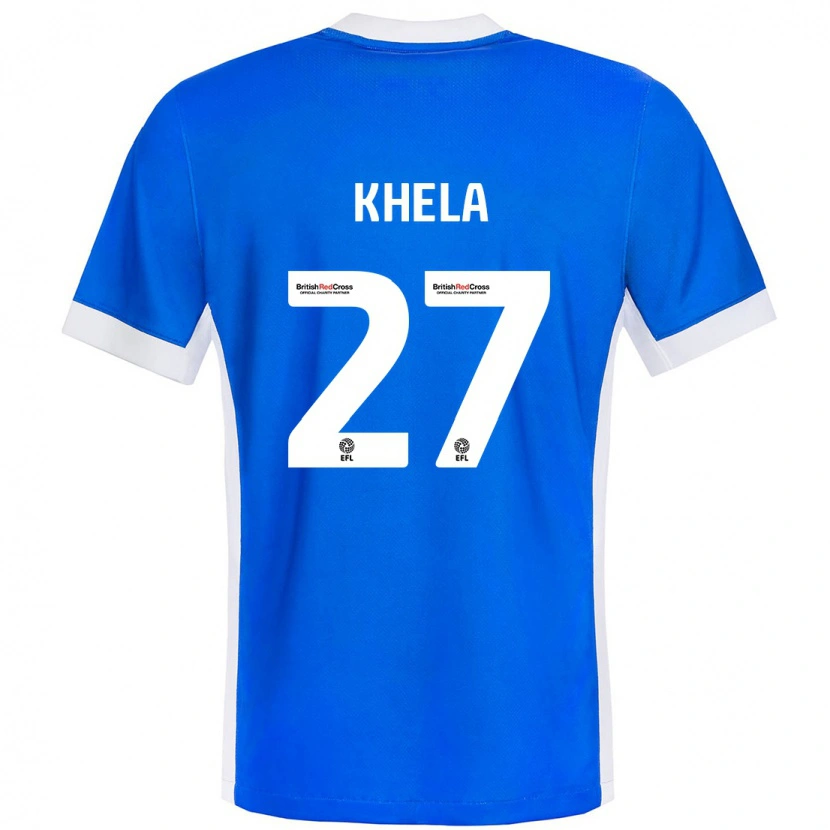 Danxen Dames Brandon Khela #27 Blauw Wit Thuisshirt Thuistenue 2024/25 T-Shirt