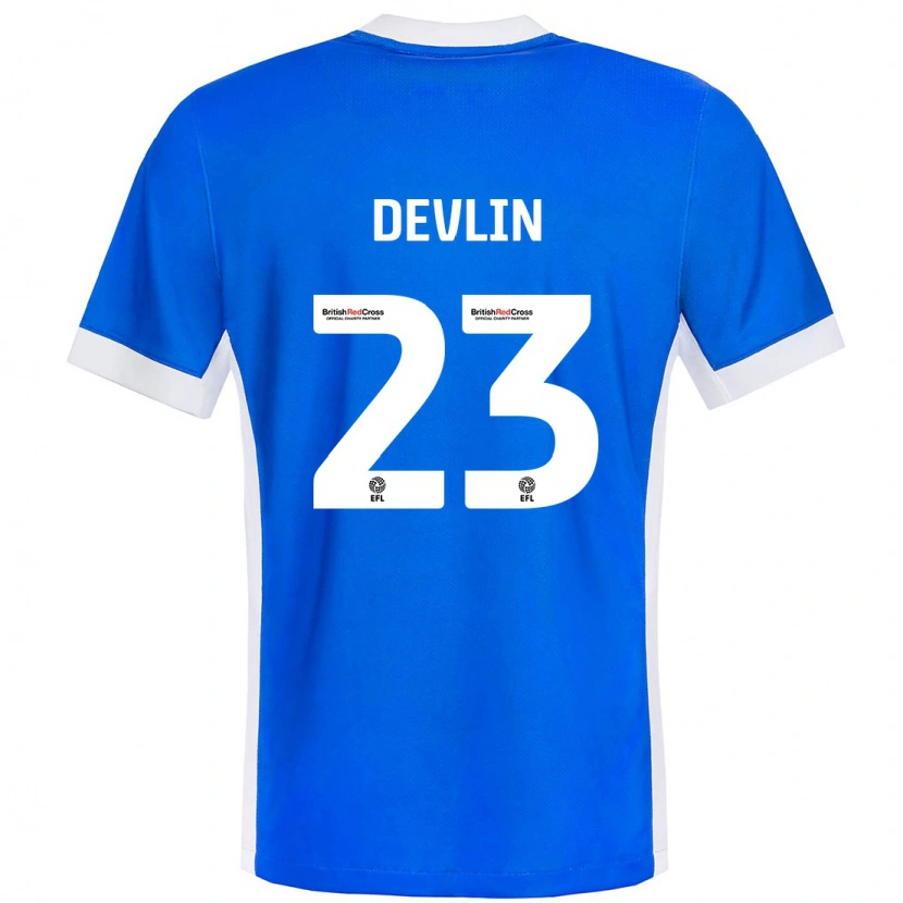 Danxen Dames Charlie Devlin #23 Blauw Wit Thuisshirt Thuistenue 2024/25 T-Shirt