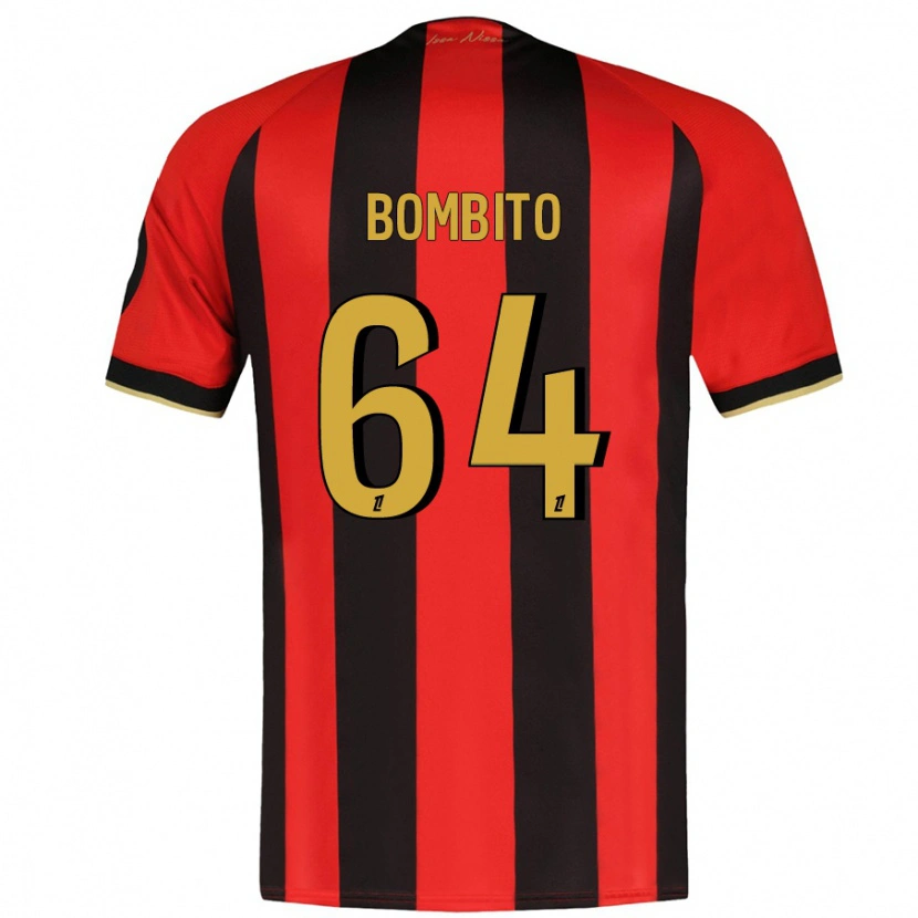 Danxen Dames Moïse Bombito #64 Rood Zwart Thuisshirt Thuistenue 2024/25 T-Shirt
