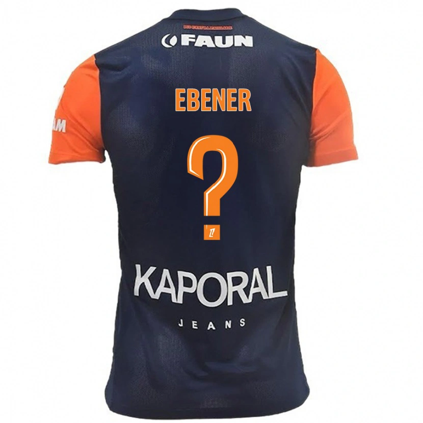 Danxen Dames Alexandre Ebener #0 Marineblauw Oranje Thuisshirt Thuistenue 2024/25 T-Shirt