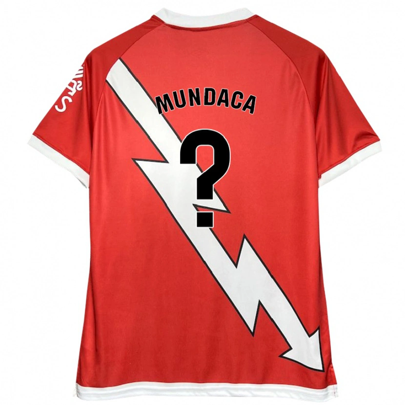 Danxen Dames Rodrigo Mundaca #0 Wit Rood Thuisshirt Thuistenue 2024/25 T-Shirt