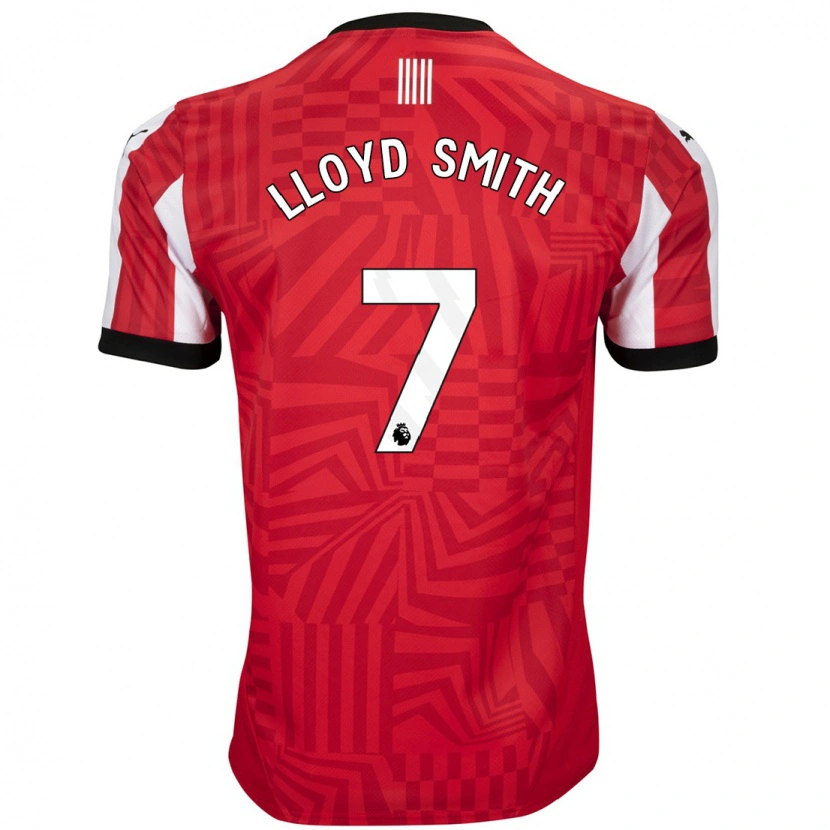 Danxen Dames Lexi Lloyd-Smith #7 Rood Wit Thuisshirt Thuistenue 2024/25 T-Shirt