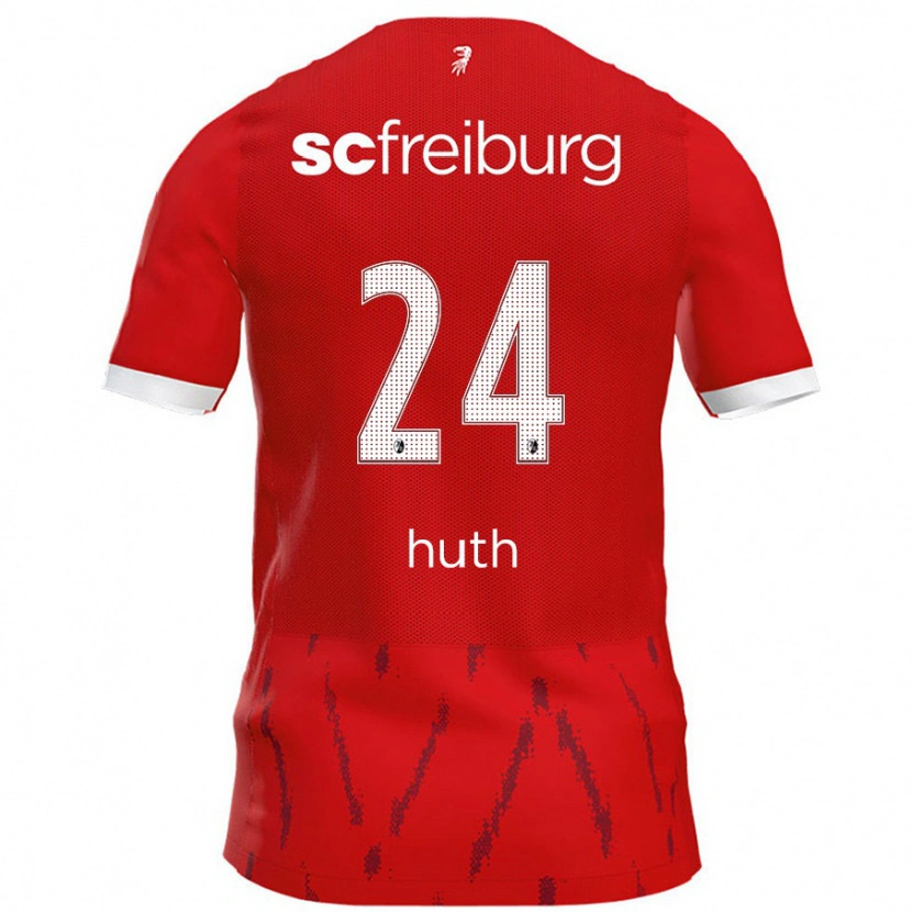 Danxen Dames Jannik Huth #24 Rood Thuisshirt Thuistenue 2024/25 T-Shirt