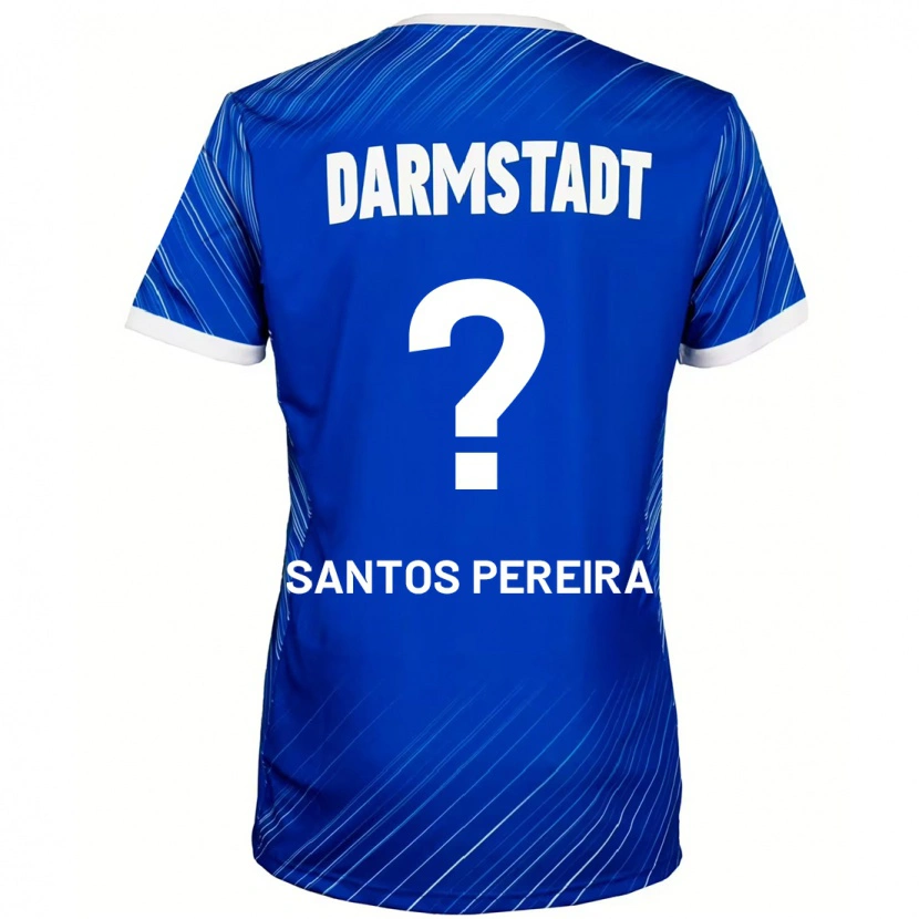 Danxen Dames Diogo Dos Santos Pereira #0 Blauw Wit Thuisshirt Thuistenue 2024/25 T-Shirt