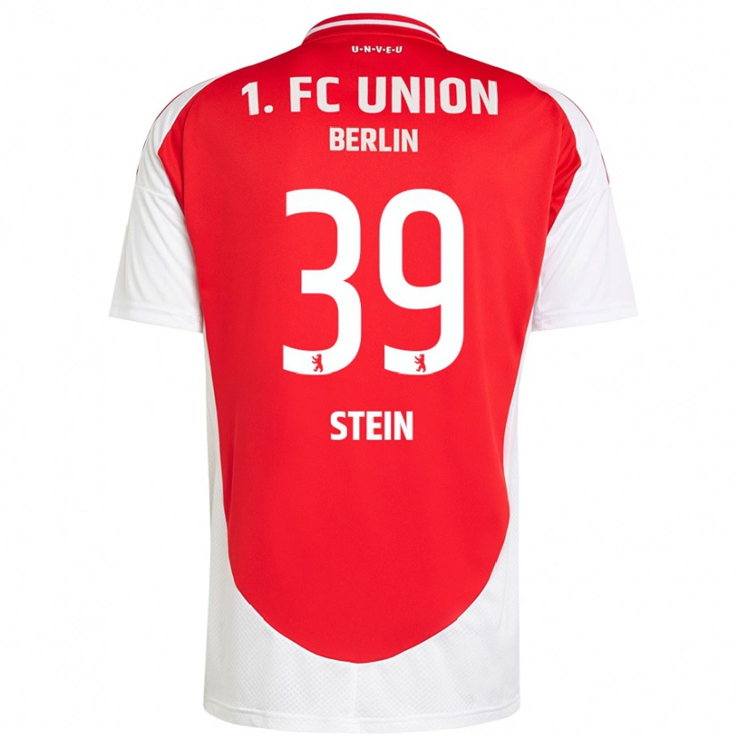 Danxen Dames Yannic Stein #39 Rood Wit Thuisshirt Thuistenue 2024/25 T-Shirt