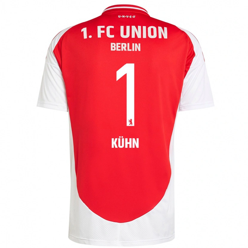Danxen Dames Samuel Kühn #1 Rood Wit Thuisshirt Thuistenue 2024/25 T-Shirt