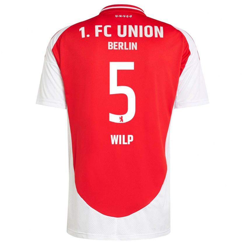 Danxen Dames Bennett Wilp #5 Rood Wit Thuisshirt Thuistenue 2024/25 T-Shirt