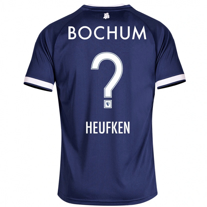 Danxen Dames Jeremias Heufken #0 Donkerblauw Thuisshirt Thuistenue 2024/25 T-Shirt