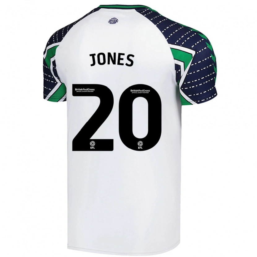 Danxen Dames Ellen Jones #20 Wit Uitshirt Uittenue 2024/25 T-Shirt