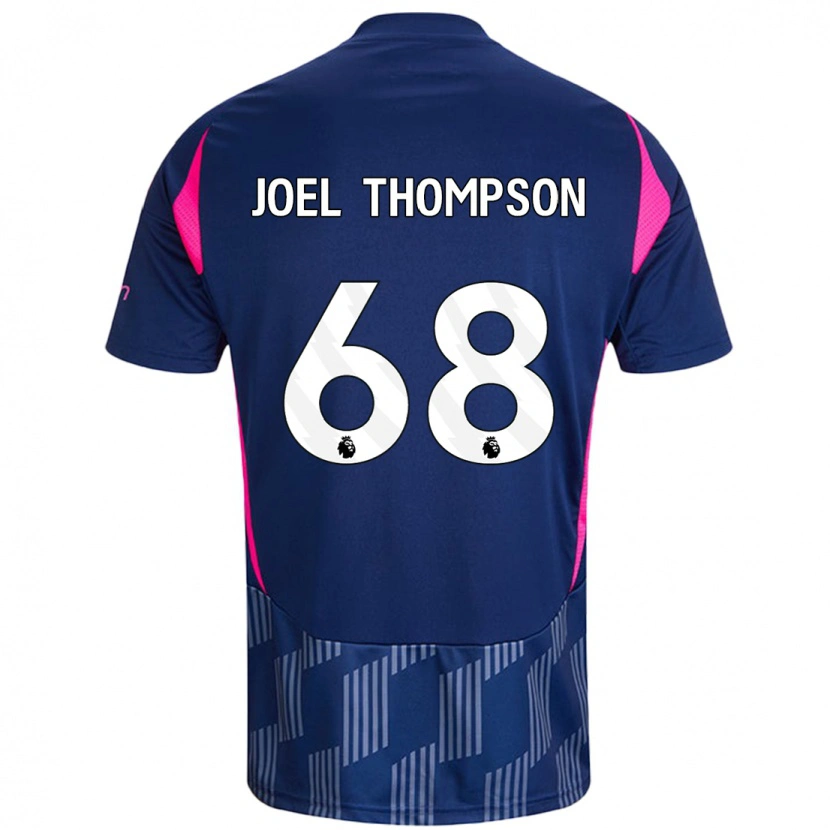 Danxen Dames Joel Thompson #68 Koningsblauw Roze Uitshirt Uittenue 2024/25 T-Shirt