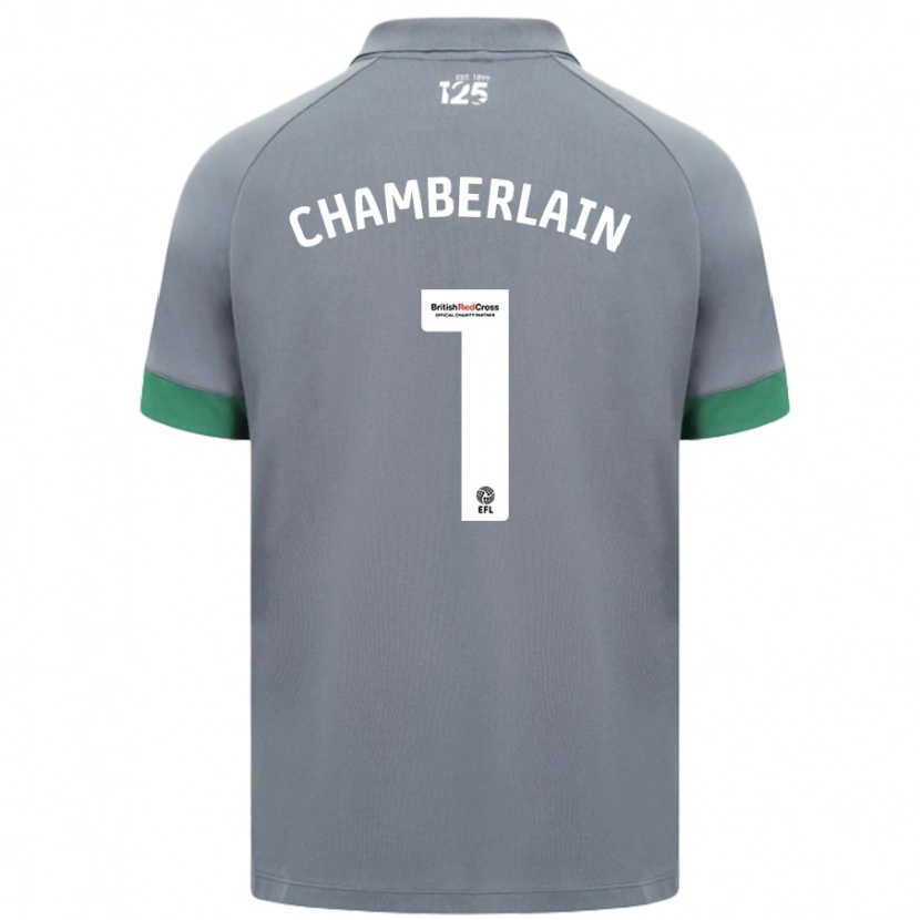 Danxen Dames Ceryn Chamberlain #1 Donkergrijs Uitshirt Uittenue 2024/25 T-Shirt