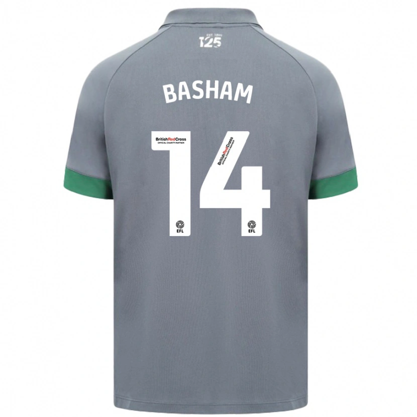 Danxen Dames Olivia Basham #14 Donkergrijs Uitshirt Uittenue 2024/25 T-Shirt