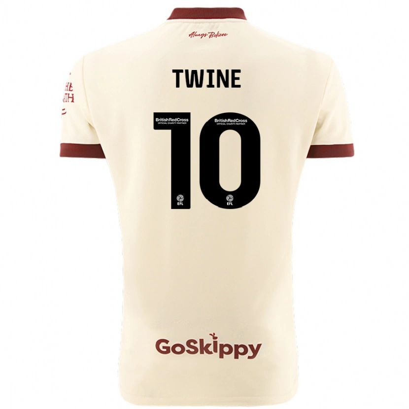 Danxen Dames Scott Twine #10 Crèmewit Uitshirt Uittenue 2024/25 T-Shirt