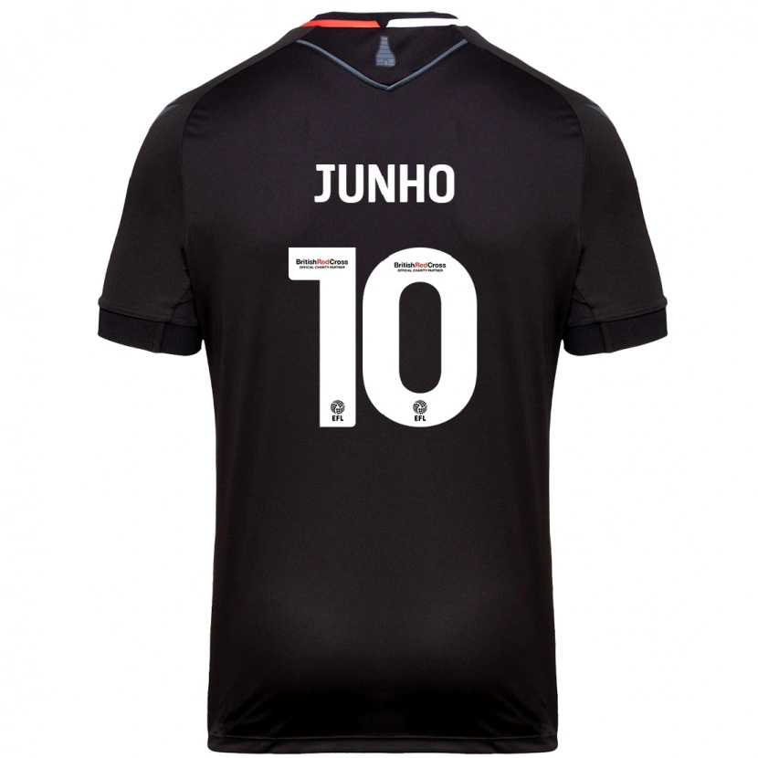 Danxen Dames Jun-Ho Bae #10 Zwart Uitshirt Uittenue 2024/25 T-Shirt