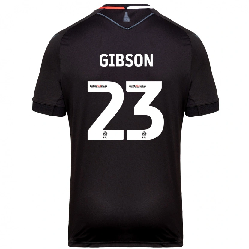 Danxen Dames Ben Gibson #23 Zwart Uitshirt Uittenue 2024/25 T-Shirt