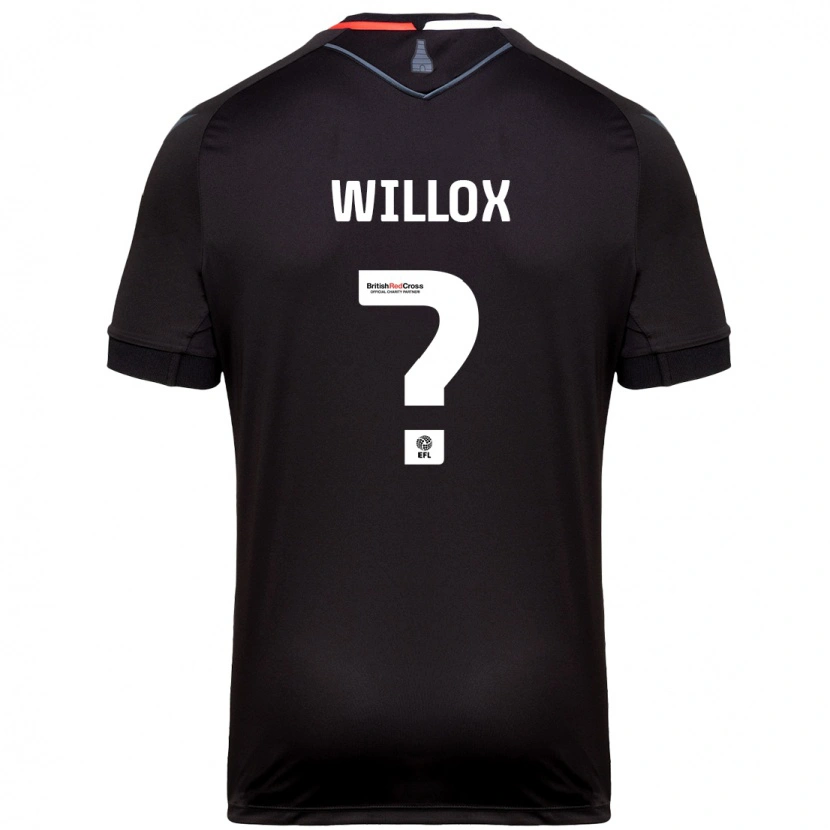 Danxen Dames Kieron Willox #0 Zwart Uitshirt Uittenue 2024/25 T-Shirt
