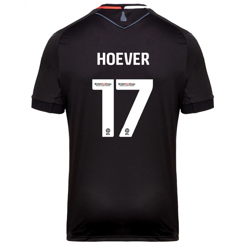 Danxen Dames Ki-Jana Hoever #17 Zwart Uitshirt Uittenue 2024/25 T-Shirt