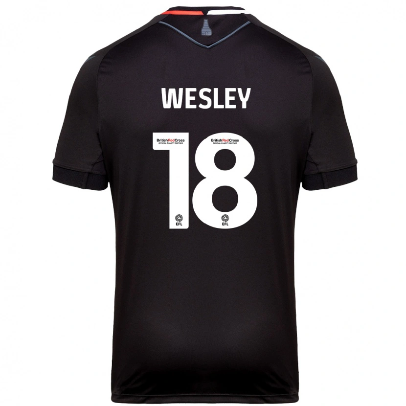 Danxen Dames Wesley Moraes #18 Zwart Uitshirt Uittenue 2024/25 T-Shirt
