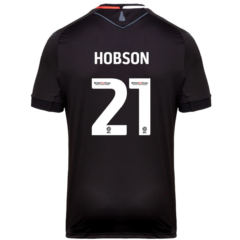 Danxen Dames Elizabeth Hobson #21 Zwart Uitshirt Uittenue 2024/25 T-Shirt