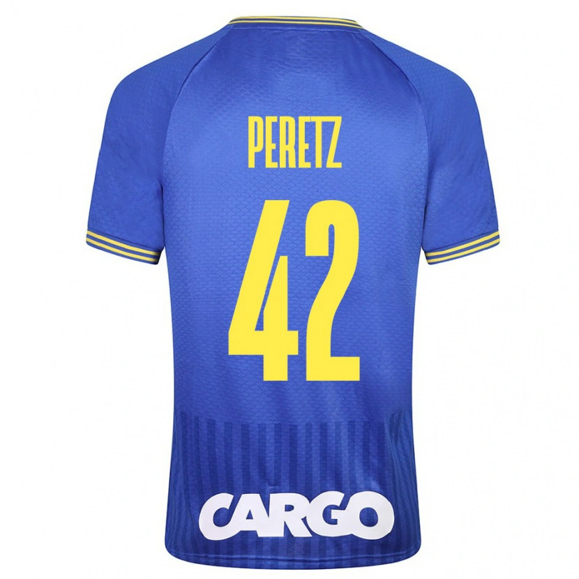 Danxen Dames Dor Peretz #42 Wit Uitshirt Uittenue 2024/25 T-Shirt