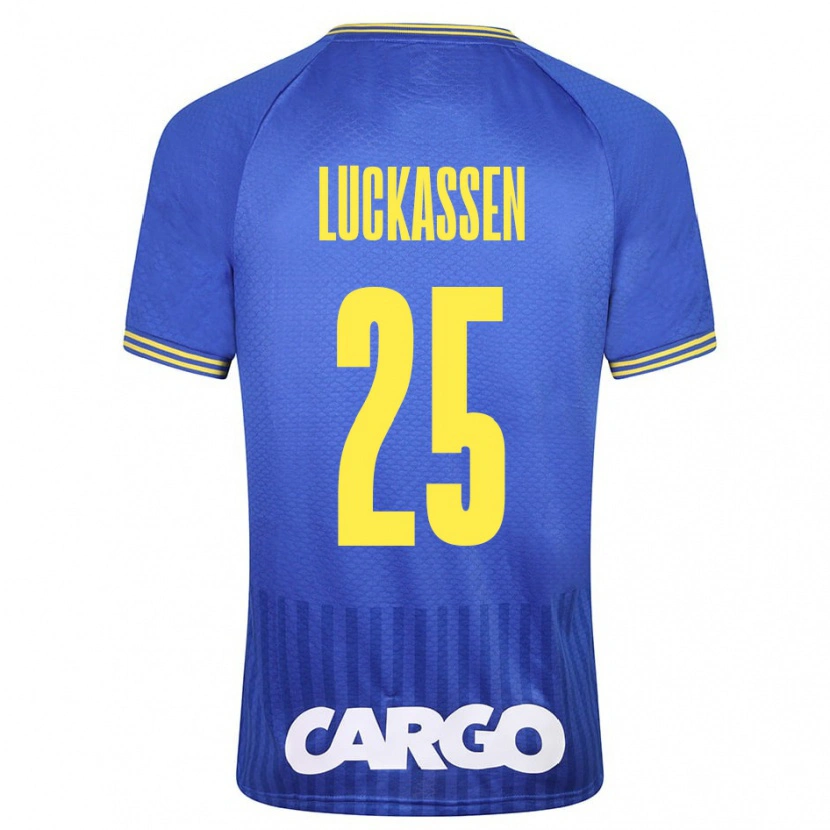 Danxen Dames Derrick Luckassen #25 Wit Uitshirt Uittenue 2024/25 T-Shirt