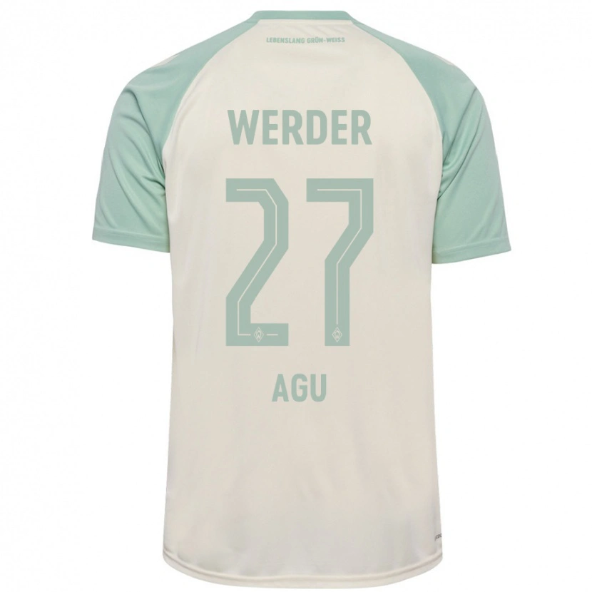 Danxen Dames Felix Agu #27 Off-White Lichtgroen Uitshirt Uittenue 2024/25 T-Shirt