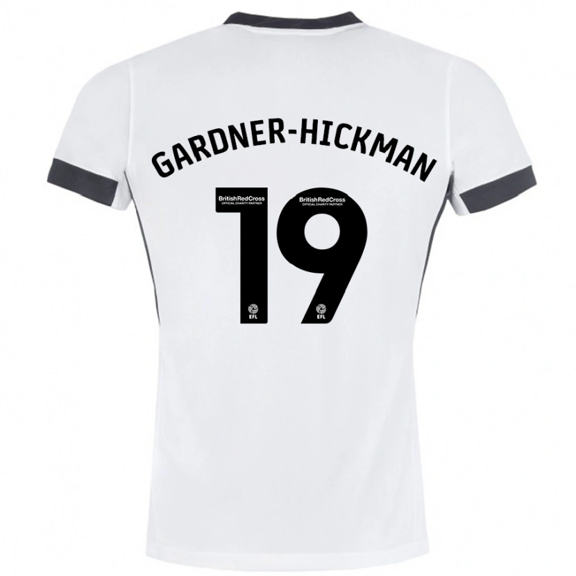 Danxen Dames Taylor Gardner-Hickman #19 Wit Zwart Uitshirt Uittenue 2024/25 T-Shirt