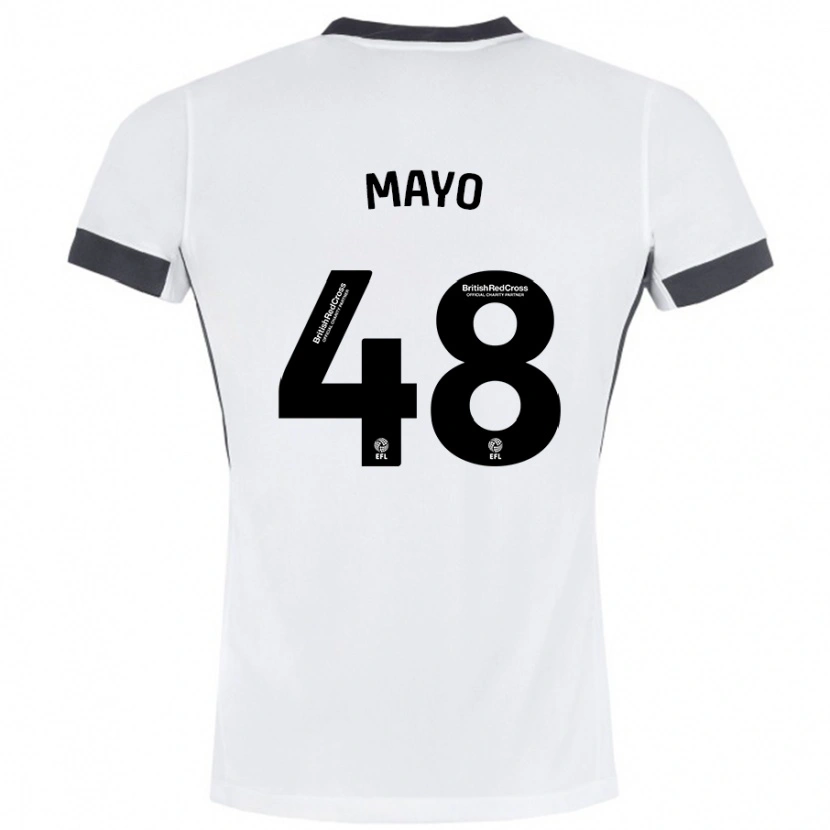 Danxen Dames Bradley Mayo #48 Wit Zwart Uitshirt Uittenue 2024/25 T-Shirt